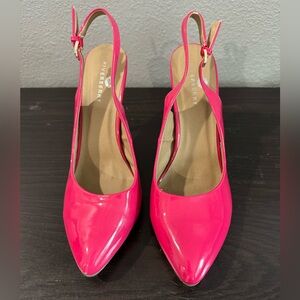 Pink Strapback Riverberry Heels Size 10